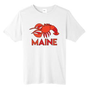 Maine Gift Lobster Stained Glass Lobster Tall Fusion ChromaSoft Performance T-Shirt