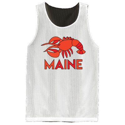 Maine Gift Lobster Stained Glass Lobster Mesh Reversible Basketball Jersey Tank