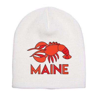 Maine Gift Lobster Stained Glass Lobster Short Acrylic Beanie