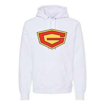 Manga Gatchaman Logo Gatchaman Premium Hoodie