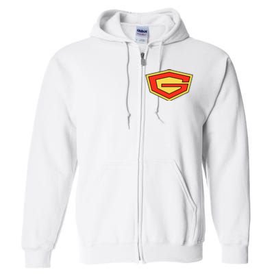 Manga Gatchaman Logo Gatchaman Full Zip Hoodie