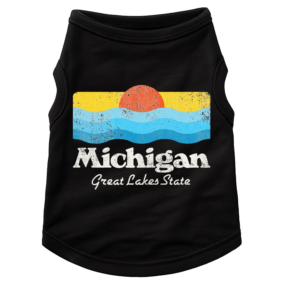 Michigan Great Lakes State Doggie Tank