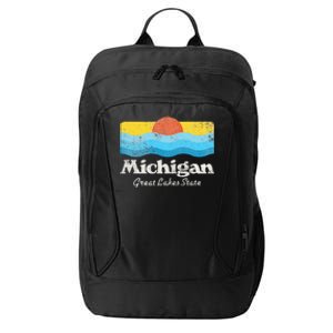 Michigan Great Lakes State City Backpack