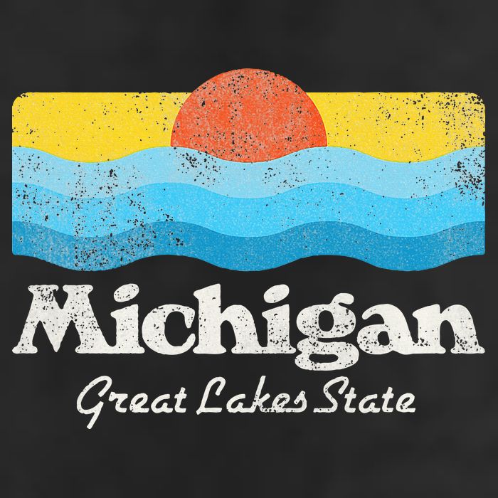 Michigan Great Lakes State Adult Drive Performance Visor
