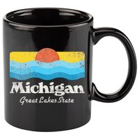 Michigan Great Lakes State 11oz C Handle Ceramic Mug