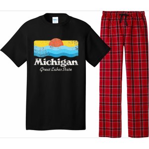 Michigan Great Lakes State Pajama Set