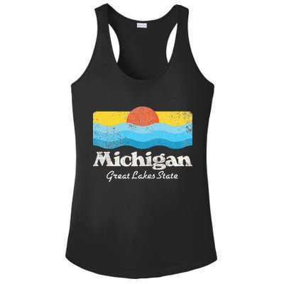 Michigan Great Lakes State Ladies PosiCharge Competitor Racerback Tank