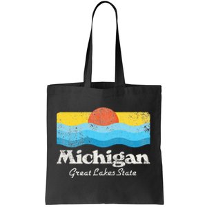 Michigan Great Lakes State Tote Bag