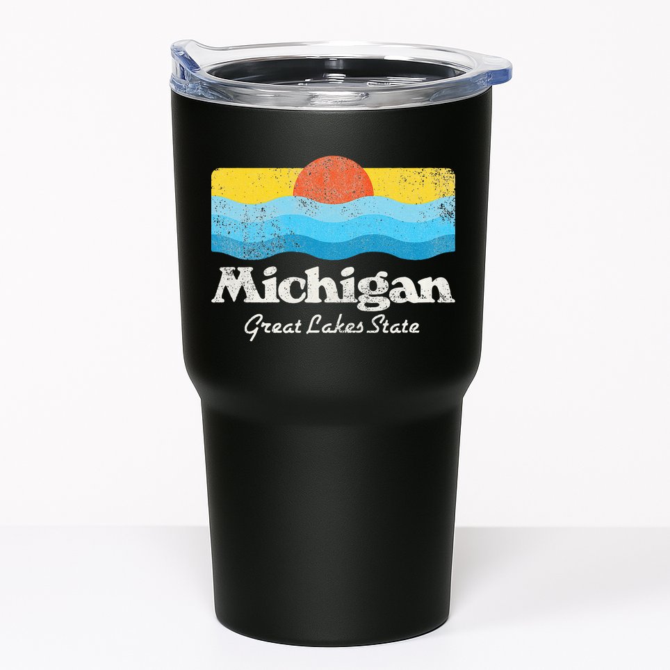 Michigan Great Lakes State Tumbler