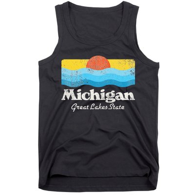 Michigan Great Lakes State Tank Top