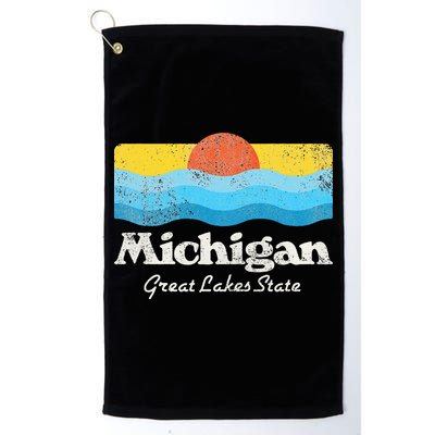 Michigan Great Lakes State Golf Towel
