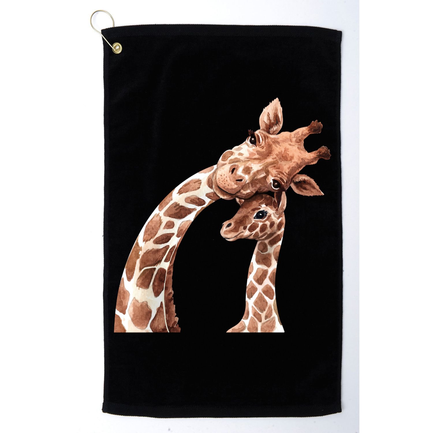 Mama Giraffe Love Gift; Protect Giraffe Gift; Gift Golf Towel