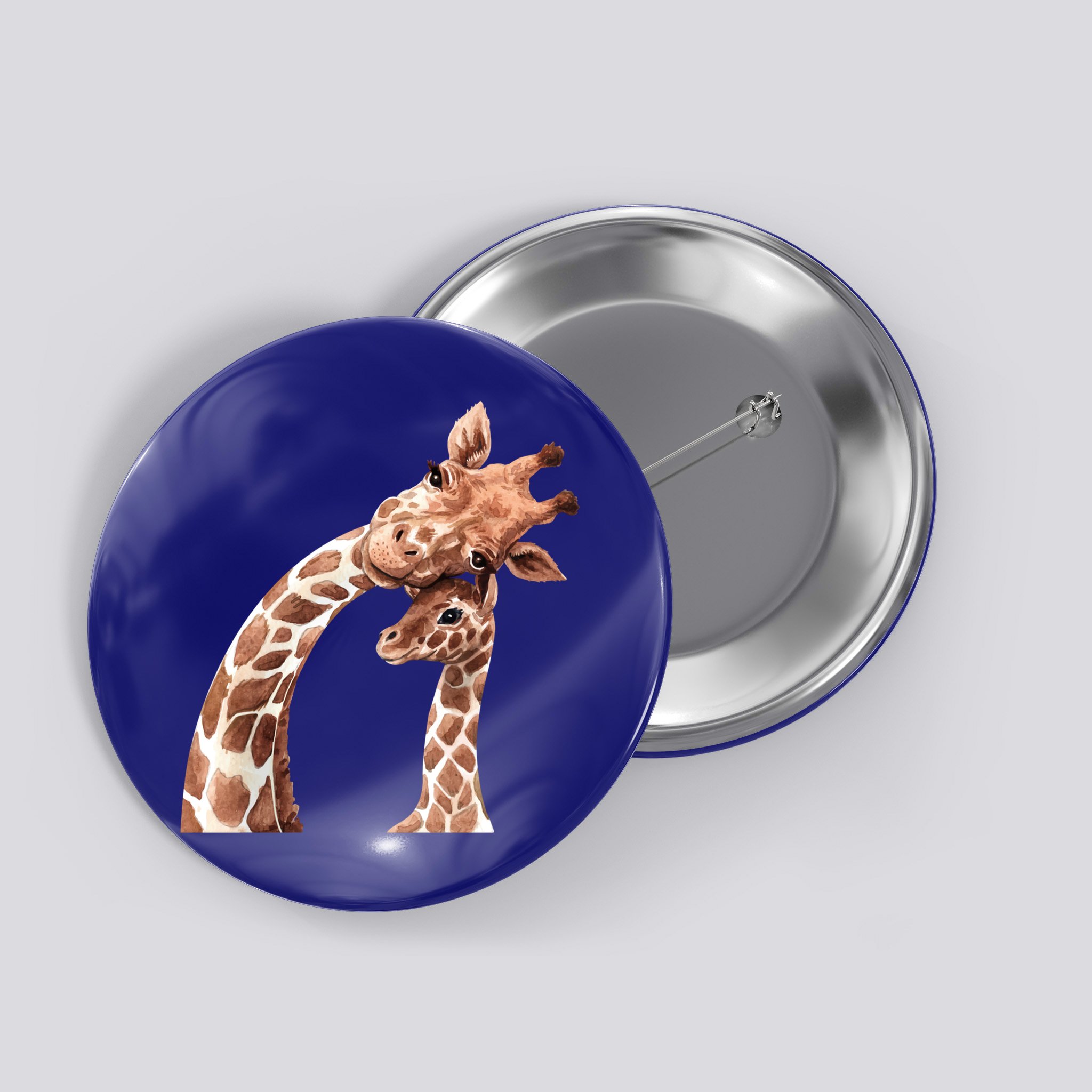 Mama Giraffe Love Gift; Protect Giraffe Gift; Gift Button