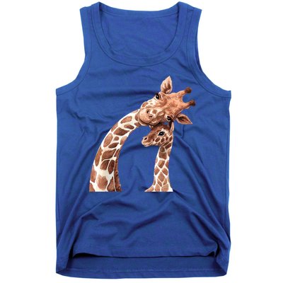Mama Giraffe Love Gift; Protect Giraffe Gift; Gift Tank Top
