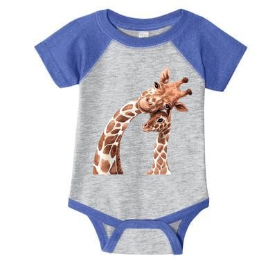 Mama Giraffe Love Gift; Protect Giraffe Gift; Gift Infant Baby Jersey Bodysuit