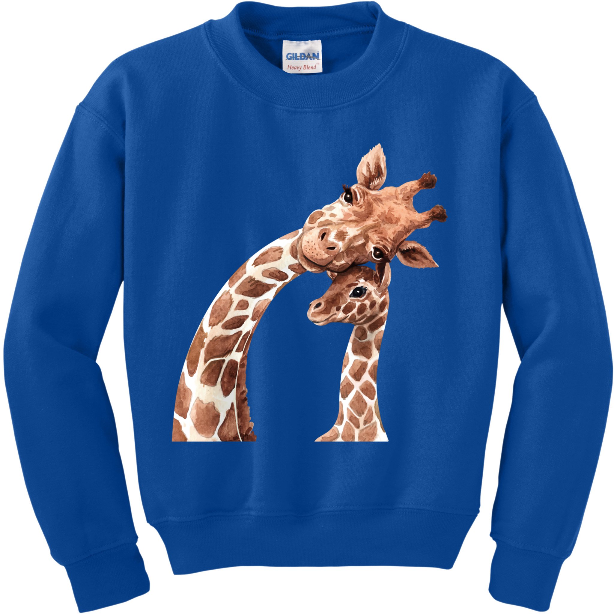 Mama Giraffe Love Gift; Protect Giraffe Gift; Gift Kids Sweatshirt