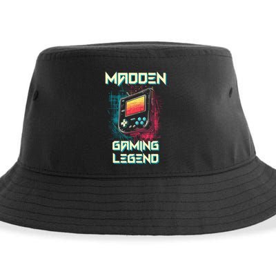 Madden Gaming Legend Vintage 80s 90s Personalized Gaming Gift Sustainable Bucket Hat