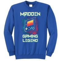 Madden Gaming Legend Vintage 80s 90s Personalized Gaming Gift Sweatshirt