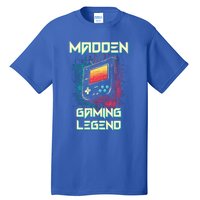 Madden Gaming Legend Vintage 80s 90s Personalized Gaming Gift Tall T-Shirt