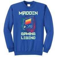 Madden Gaming Legend Vintage 80s 90s Personalized Gaming Gift Tall Sweatshirt