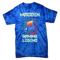 Madden Gaming Legend Vintage 80s 90s Personalized Gaming Gift Tie-Dye T-Shirt