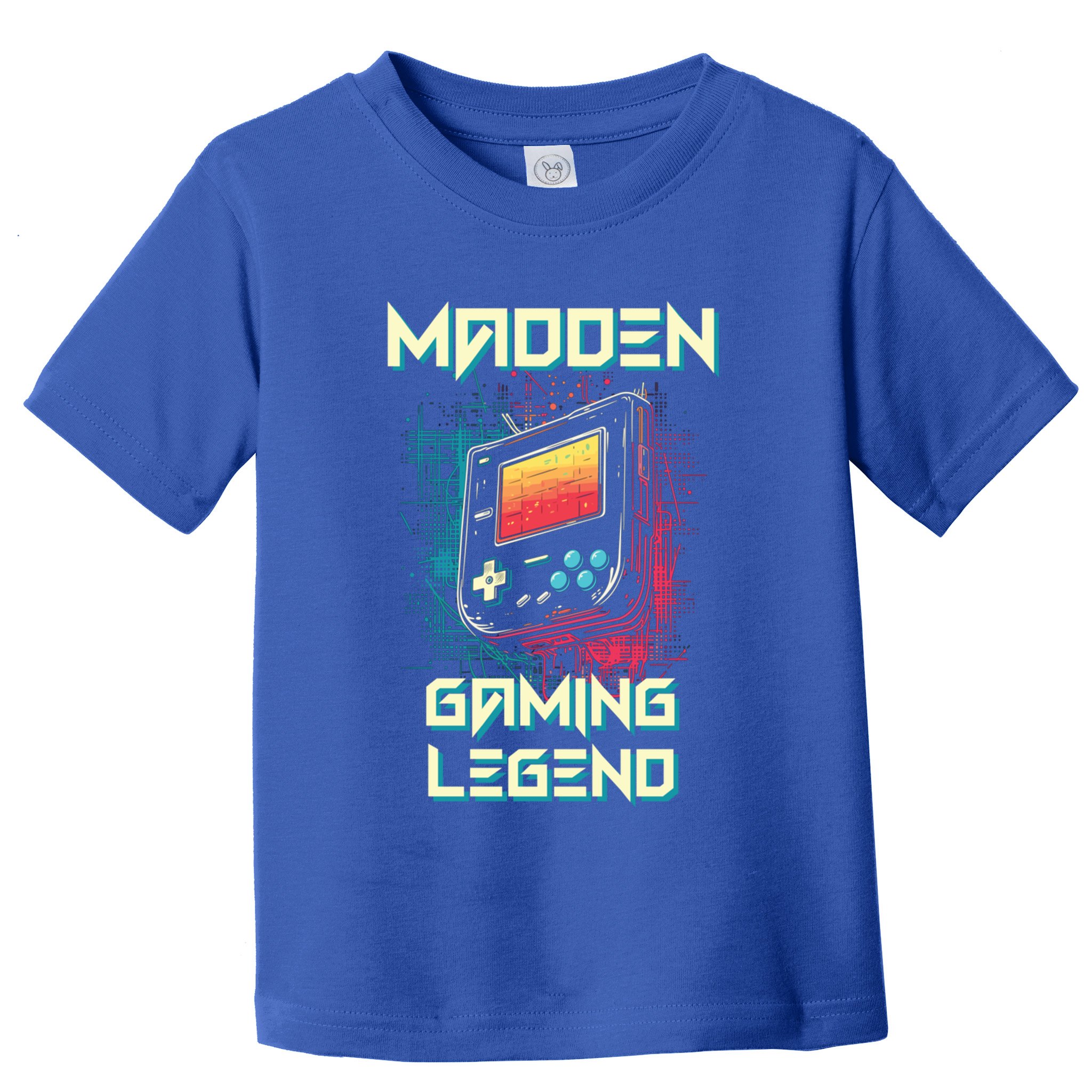 Madden Gaming Legend Vintage 80s 90s Personalized Gaming Gift Toddler T-Shirt