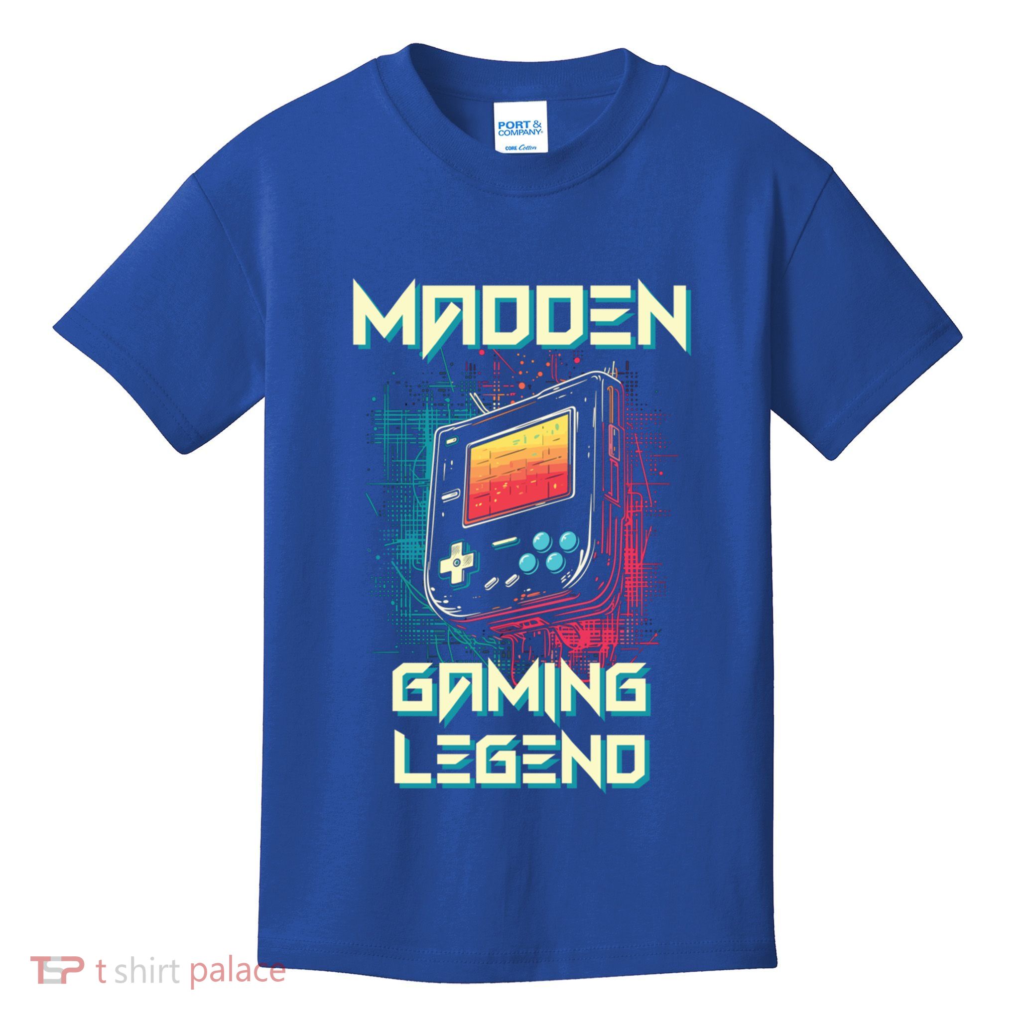 Madden Gaming Legend Vintage 80s 90s Personalized Gaming Gift Kids T-Shirt