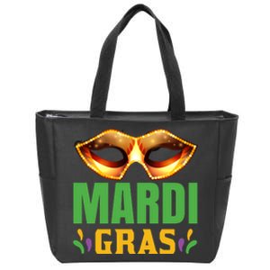 Mardi Gras Zip Tote Bag