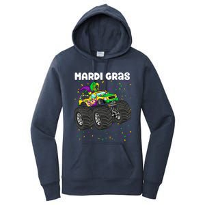 Mardi Gras Monster Truck Beads Carnival Festival Boy Women's Pullover Hoodie