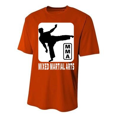 Mma Gift Mixed Martial Arts Gift Mma Gift Performance Sprint T-Shirt