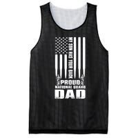 Mens Gift My Son Has Your Back Proud National Guard Dad Army Dad Gift Mesh Reversible Basketball Jersey Tank