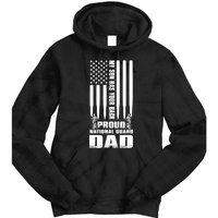 Mens Gift My Son Has Your Back Proud National Guard Dad Army Dad Gift Tie Dye Hoodie