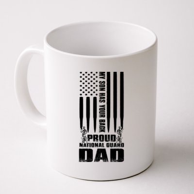 Mens Gift My Son Has Your Back Proud National Guard Dad Army Dad Gift Coffee Mug