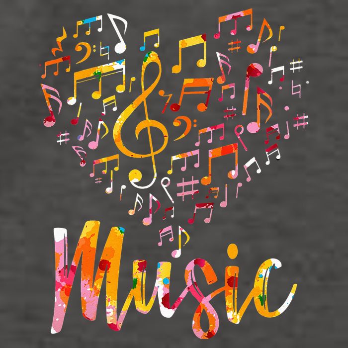 Musician Gift Musical Instrument Music Notes Treble Clef Vector Backpack