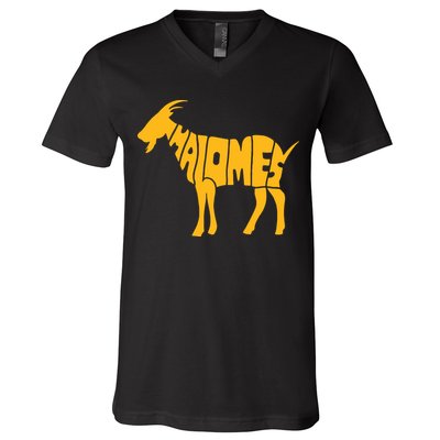 Mahomes Goat V-Neck T-Shirt