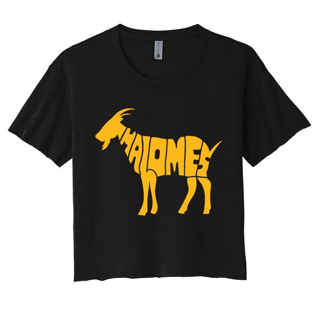 Mahomes Goat Crop Top