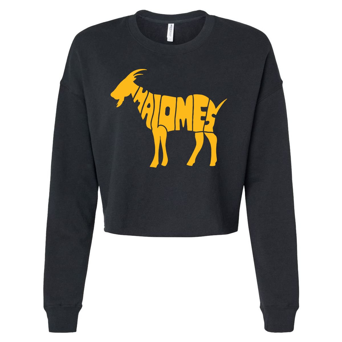 Mahomes Goat Cropped Pullover Crew