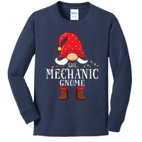 Mechanic Gnome Matching Christmas Family Pajama Kids Long Sleeve Shirt