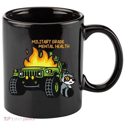 Military Grade Mental Health 11oz C Handle Ceramic Mug