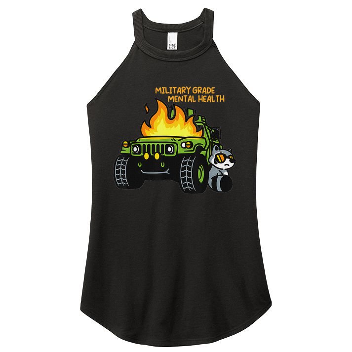 Military Grade Mental Health Women's Perfect Tri Rocker Tank