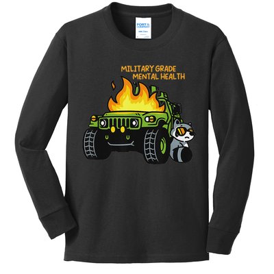 Military Grade Mental Health Kids Long Sleeve Shirt