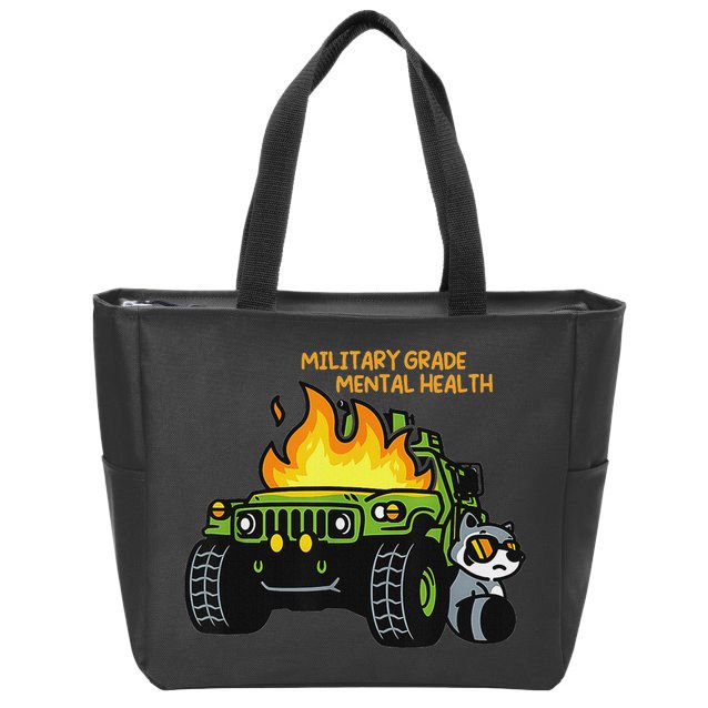 Military Grade Mental Health Zip Tote Bag