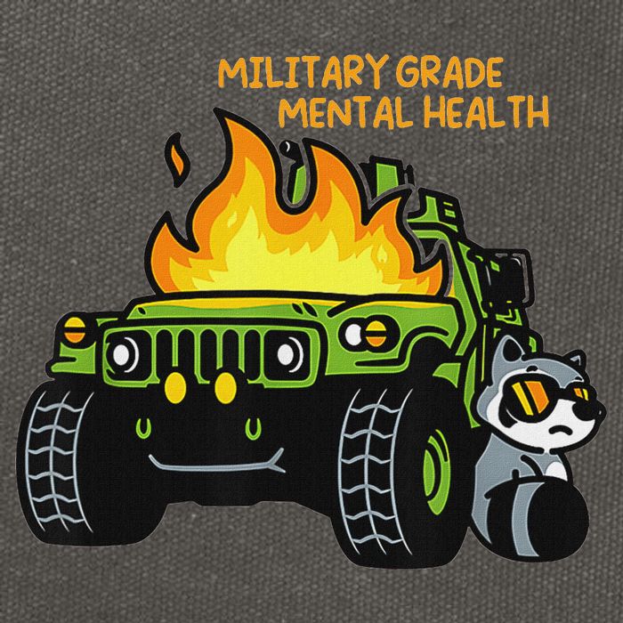 Military Grade Mental Health Cotton Canvas Backpack