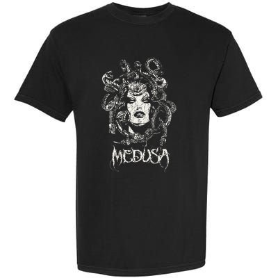 Medusa Greek Mythology Gothic Garment-Dyed Heavyweight T-Shirt