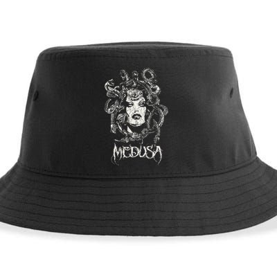 Medusa Greek Mythology Gothic Sustainable Bucket Hat