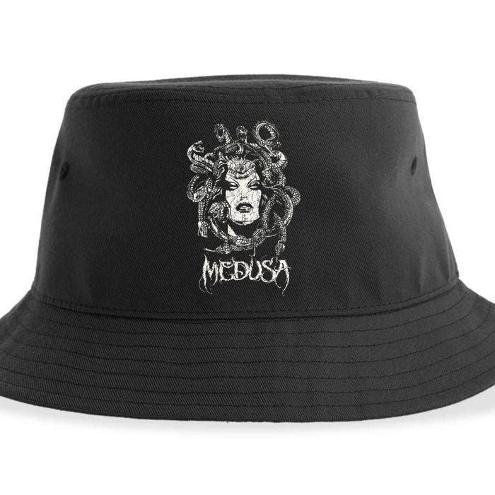 Medusa Greek Mythology Gothic Sustainable Bucket Hat