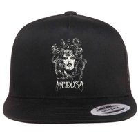 Medusa Greek Mythology Gothic Flat Bill Trucker Hat