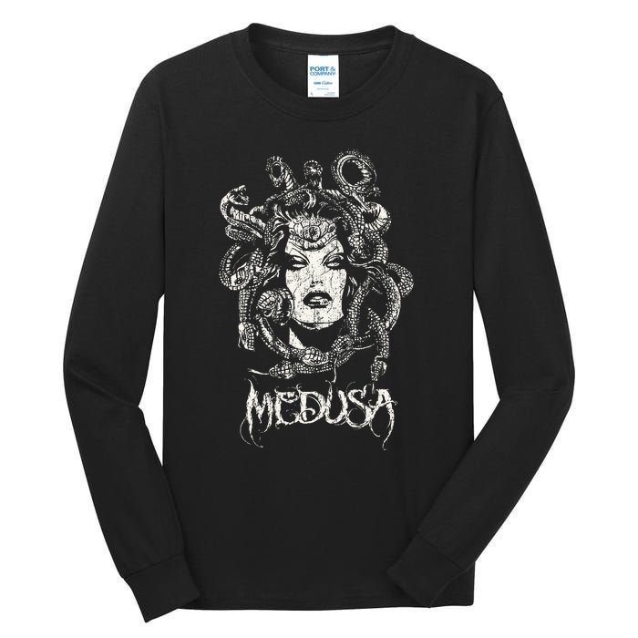 Medusa Greek Mythology Gothic Tall Long Sleeve T-Shirt