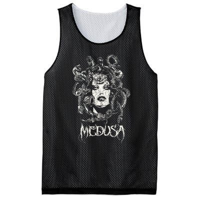 Medusa Greek Mythology Gothic Mesh Reversible Basketball Jersey Tank