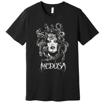 Medusa Greek Mythology Gothic Premium T-Shirt